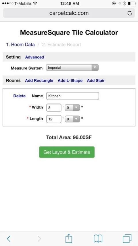 MeasureSquare Tile Calculator أيقونة