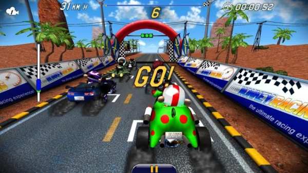 Monkey Racing Free скриншот 3