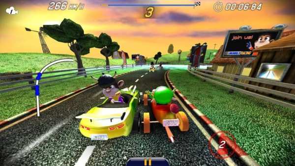 Monkey Racing Free скриншот 1