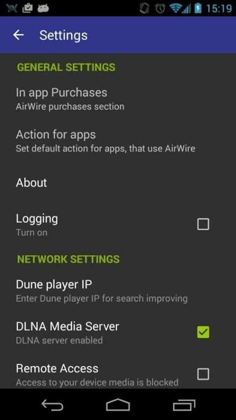 AirWire (UPnP/DLNA) screenshot 17