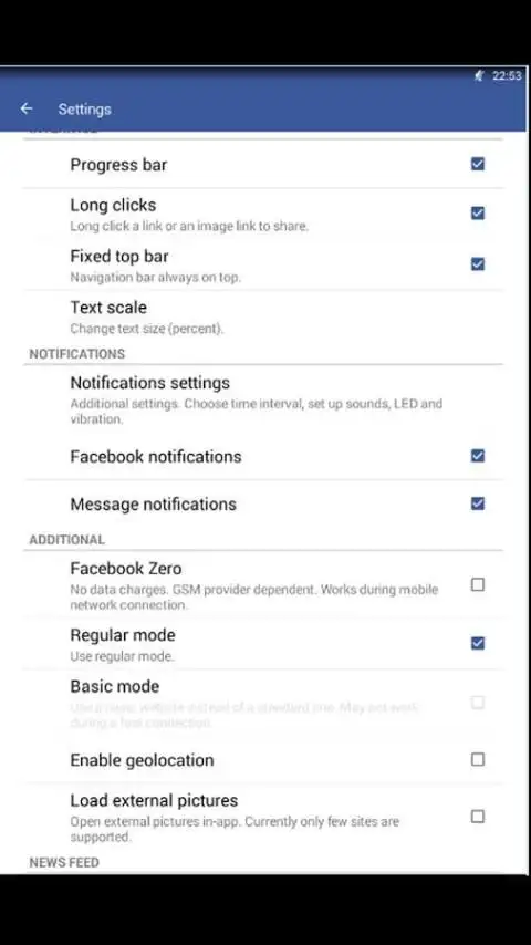 Lite for facebok new version screenshot 2