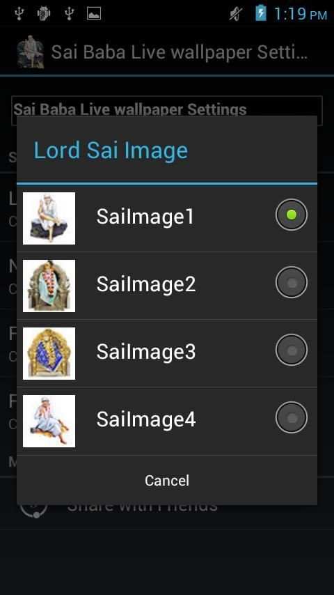 Sai Baba Live wallpaper स्क्रीनशॉट 3