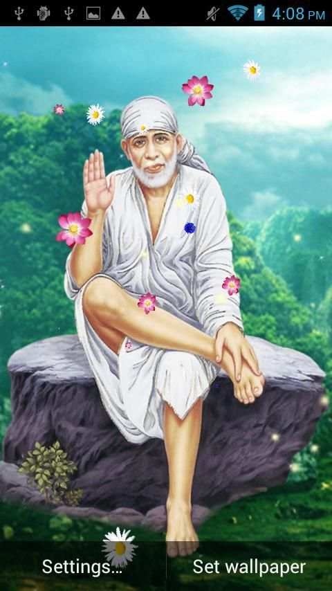 Sai Baba Live wallpaper स्क्रीनशॉट 1
