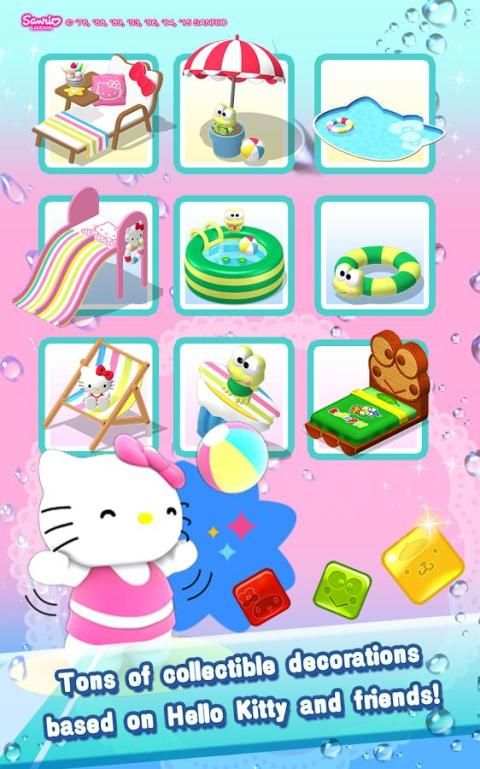 Hello Kitty Jewel Town Match 3 5 تصوير الشاشة