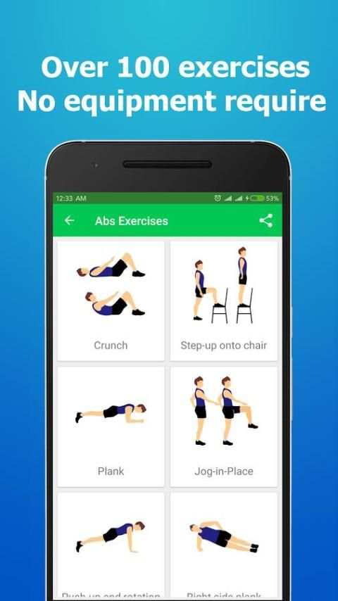 Home Workouts - No Equipment screenshot 10