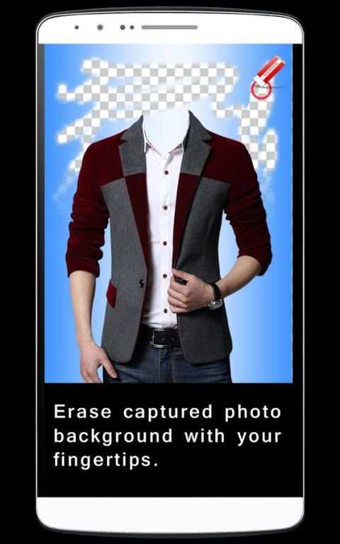 Men Designer Blazer Foto Maker स्क्रीनशॉट 2
