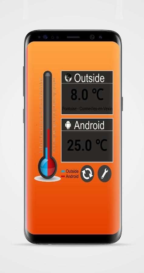 Thermomètre intérieur et extérieur screenshot 2