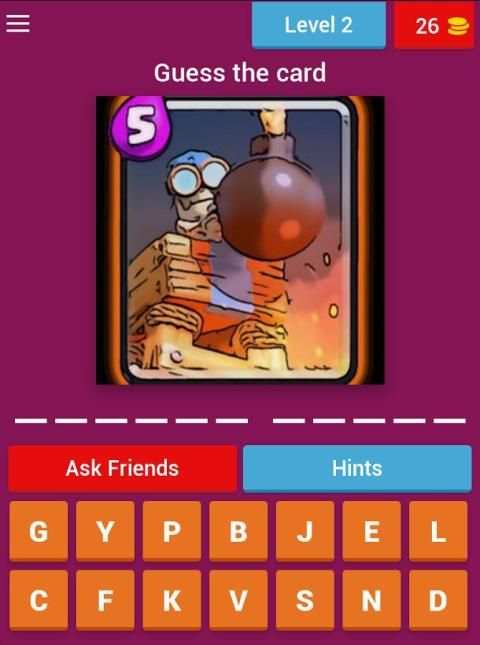 Quiz Clash Royale card screenshot 1