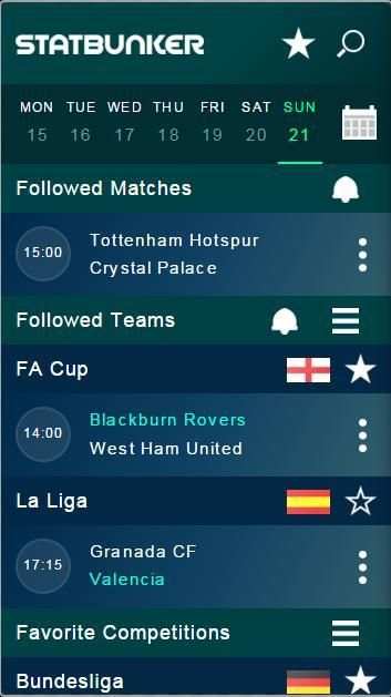 Football live scores & stats screenshot 15