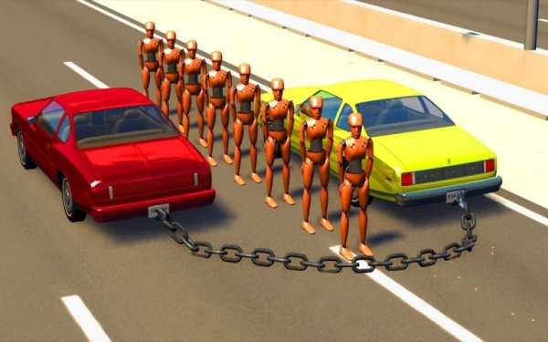 Chained Cars Extreme Driving Simulator screenshot 5