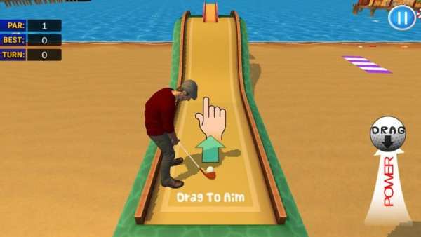 Mini Golf 3D Beach Master скриншот 5