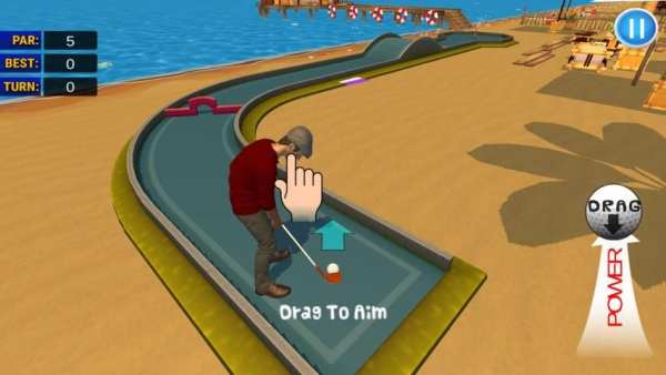 Mini Golf 3D Beach Master скриншот 6