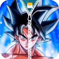 Goku Zipper Lock Screen