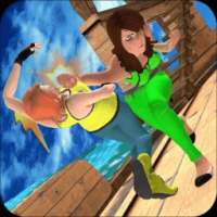 Real Women Wrestling Ring Fighting