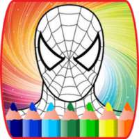 Coloring Book Pages for Spider Superhero on 9Apps