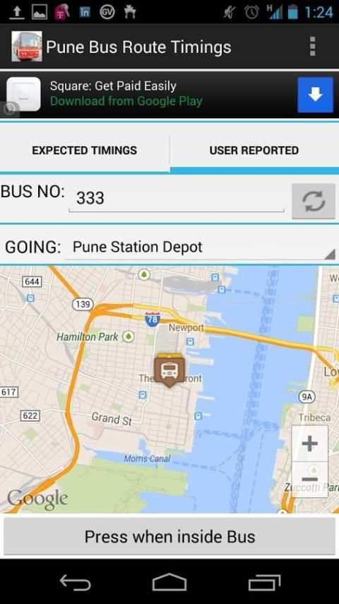 Pune PMPML Bus Route Timings скриншот 2