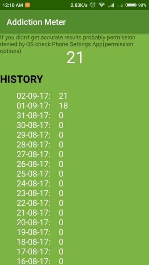 Mobile Addiction Meter screenshot 3