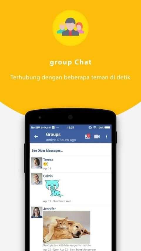 Lite Untuk Facebook dan Messenger Terbaru 2018 screenshot 1