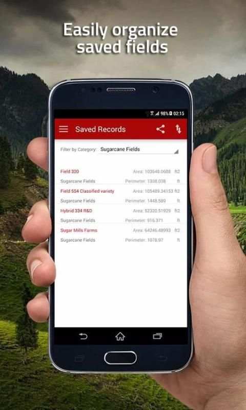 Geo Area - GPS Area Calculator 1 تصوير الشاشة