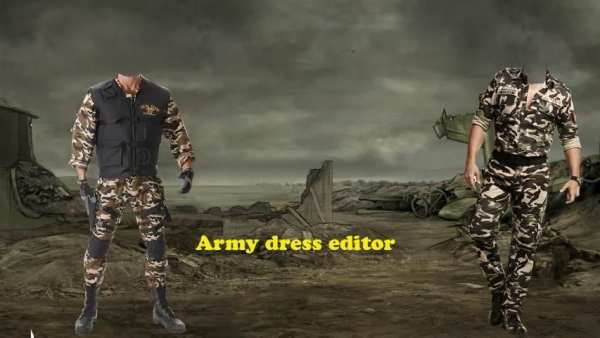 Army Dress Picture Editor скриншот 1