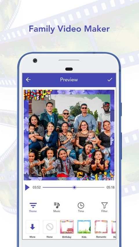 Family Photo To Video Maker With Song screenshot 4
