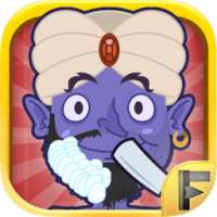 Crazy Shaving Barber Shop Salon Makeover Free logo