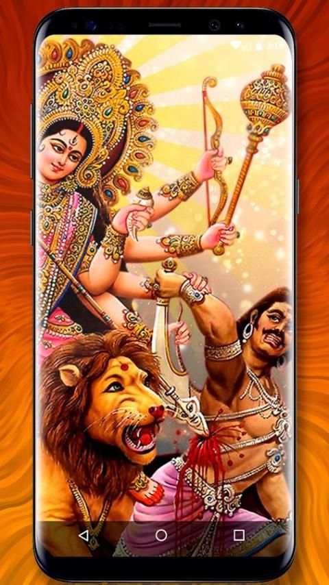 Durga Mata Live Wallpaper स्क्रीनशॉट 1