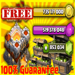 Pro Hack Free Gems for coc App 100% New (Prank) иконка