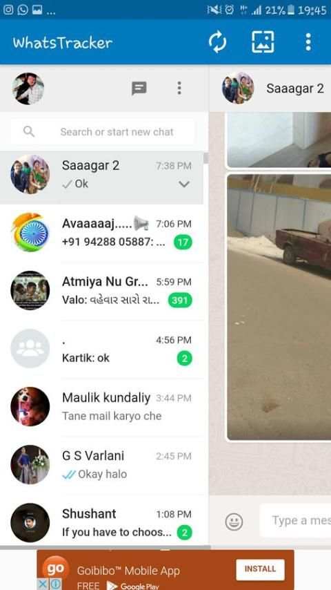 WhatsTracker for WhatsAp скриншот 2