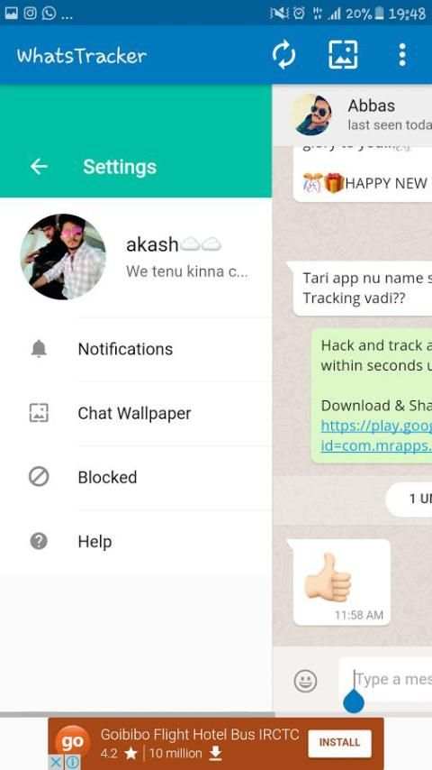 WhatsTracker for WhatsAp screenshot 1