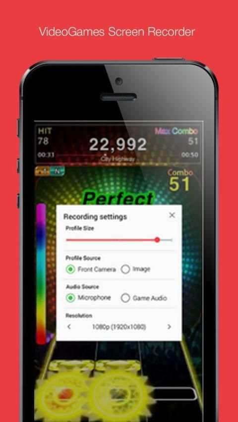 Game video screen recorder HD 2 تصوير الشاشة