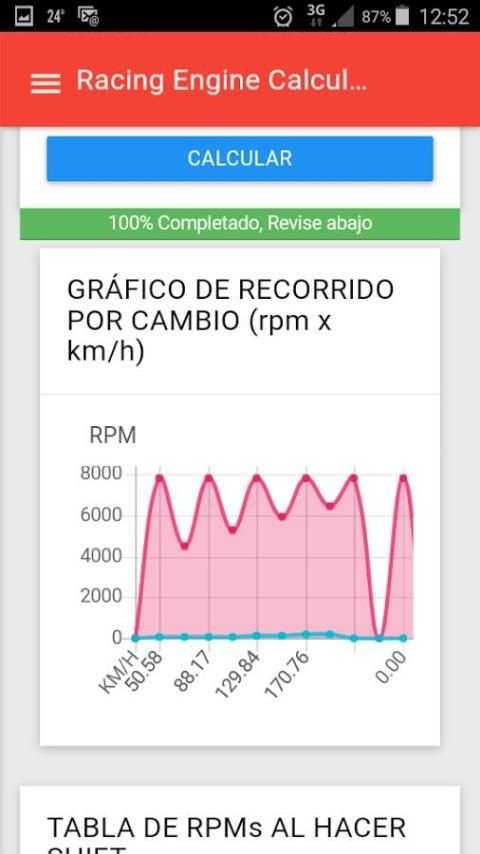 Racing Engine Calculator screenshot 5