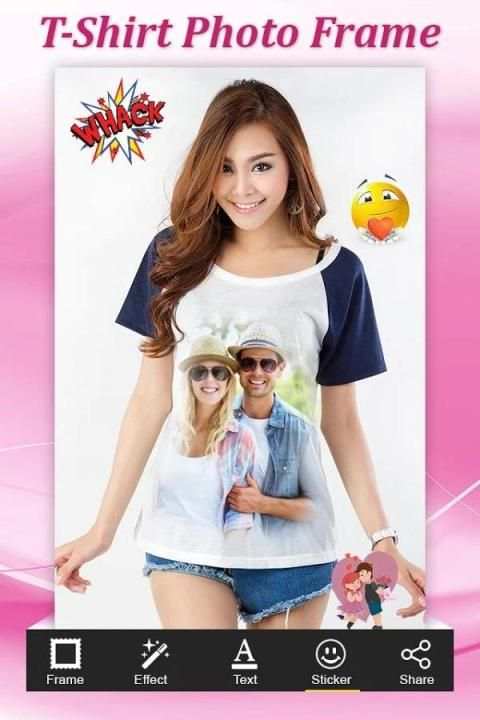 Photo on Girl's T-shirt : Photo Editor screenshot 4