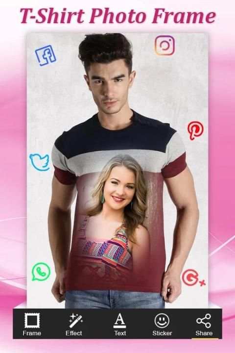 Photo on Girl's T-shirt : Photo Editor скриншот 3