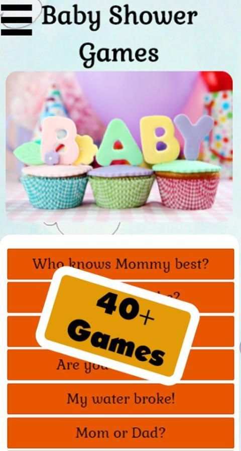 Baby Shower Games Lite screenshot 3