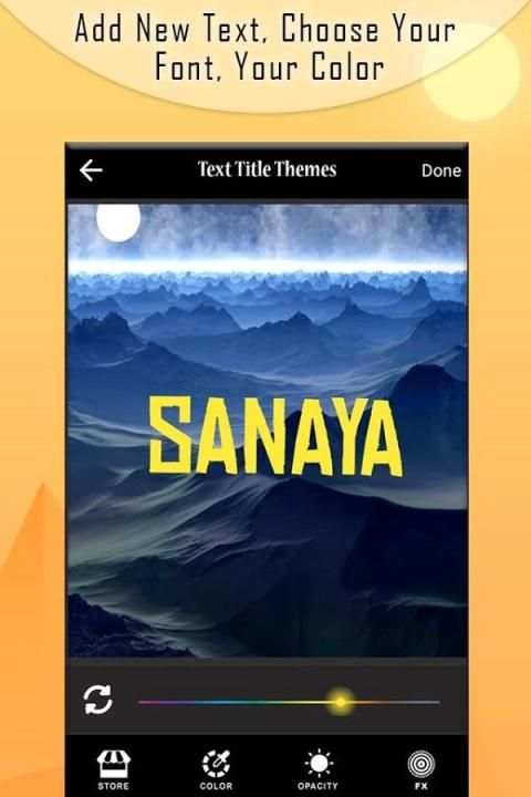 Movie FX Text : Name Art screenshot 3