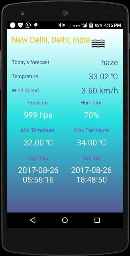 Weather Today скриншот 2