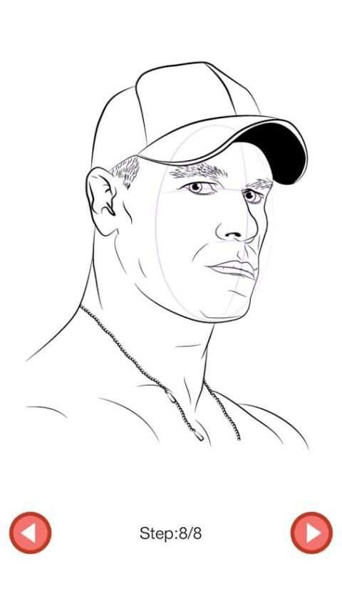 How To Draw :WWE Wrestlers скриншот 1