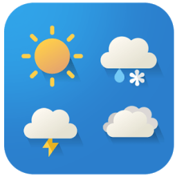 Cartoon cute weather Icon set иконка