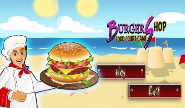 Burger Shop Food Court Game screenshot 2