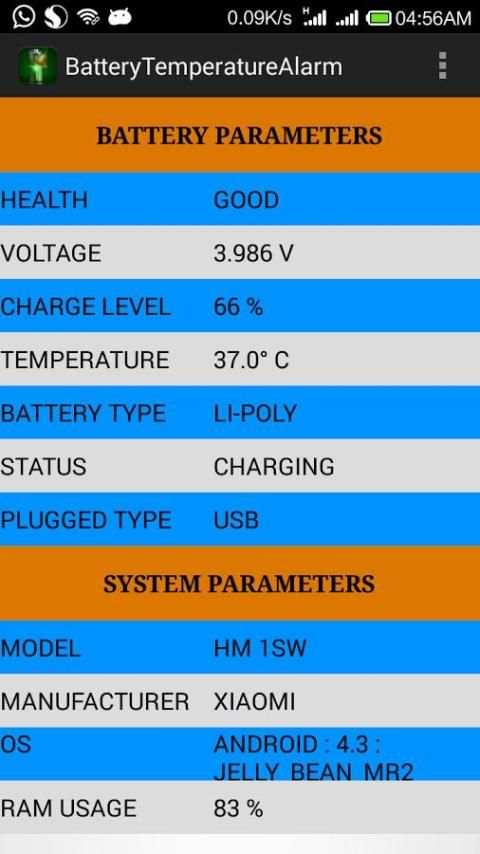 Battery Temperature Alarm screenshot 9