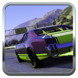 ikon Uphill Muscle Car Real Drift Highway Racer 3D Game