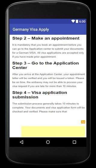 Germany Visa Apply screenshot 4