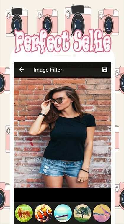 Selfie B614 - Photo Editor & Selfie Camera App screenshot 1