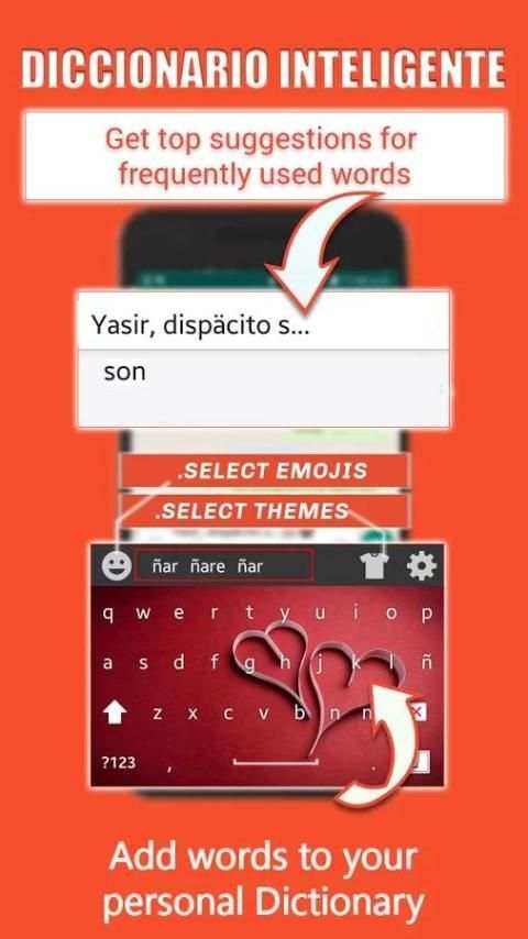 Fácil Teclado en español/Spanish Language Keyboard скриншот 5