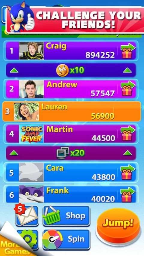 Sonic Jump Fever 8 تصوير الشاشة