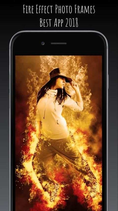 Fire Effect Photo Frame 6 تصوير الشاشة
