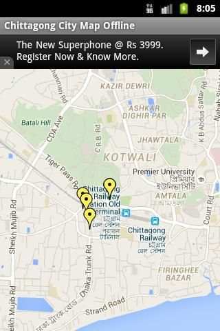 Chittagong City Maps Offline on 9Apps