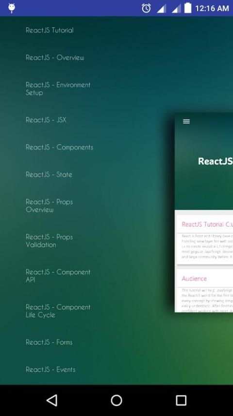 Learn ReactJS 2 تصوير الشاشة