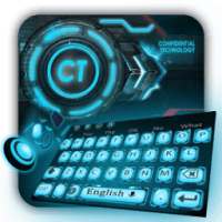 Keyboard Tek 3D Biru